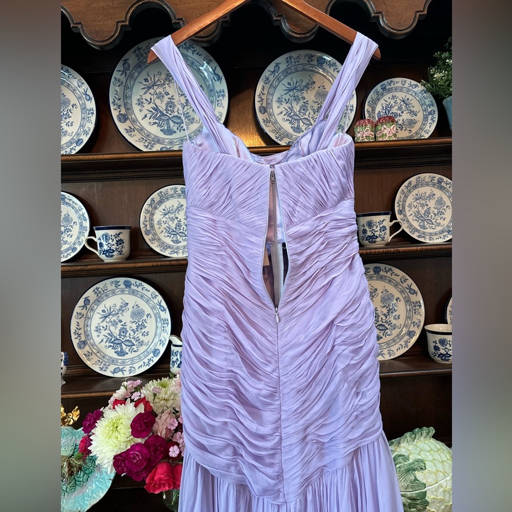 NWT Pamella Roland Lavender Chiffon Gown* Taking Reasonable Offers* - Picture 4 of 7